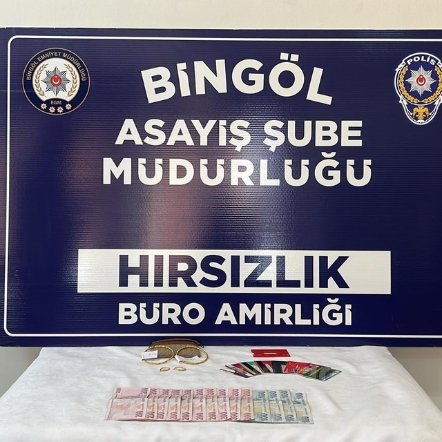 Bingöl'de bir kadının ziynet eşyası ve parasını çalan 5 şüpheli yakalandı