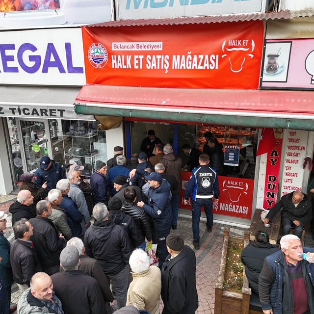 Bulancak Belediyesi uygun fiyatlı et için satış mağazası açtı