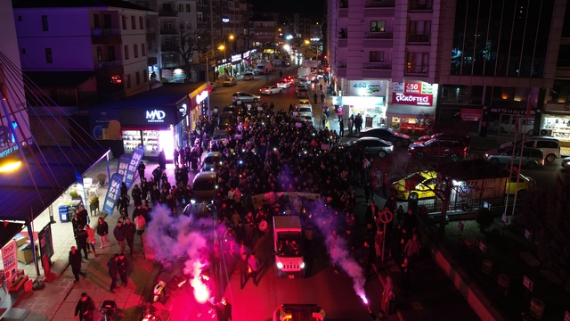 Çubuk'ta ramazan fener alayıyla karşılandı