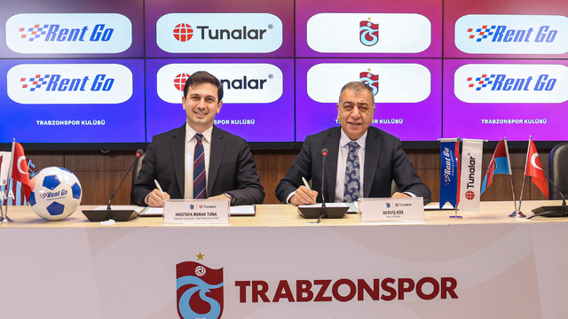 Trabzonspor, Rent Go ile 3 yıl daha araç kiralama sponsorluğu anlaşması imzaladı