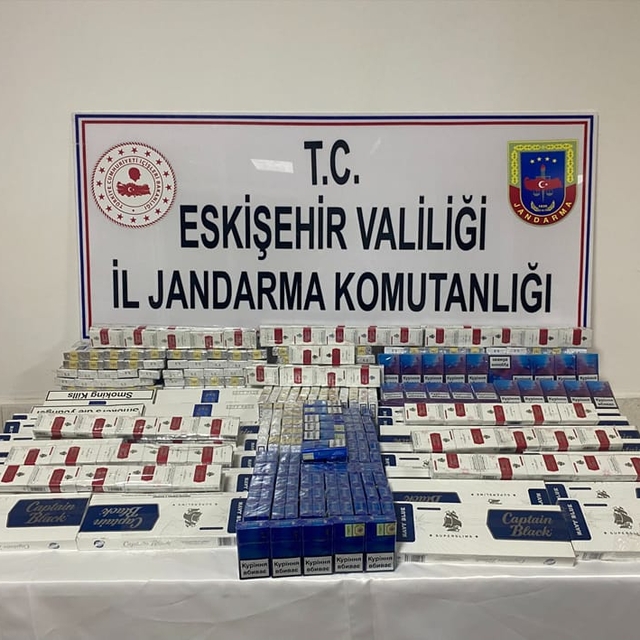 Eskişehir'de kaçak sigara operasyonunda bir şüpheli yakalandı