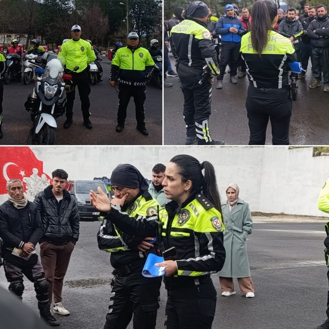 Muğla'da motokuryelere güvenli sürüş eğitimi verildi
