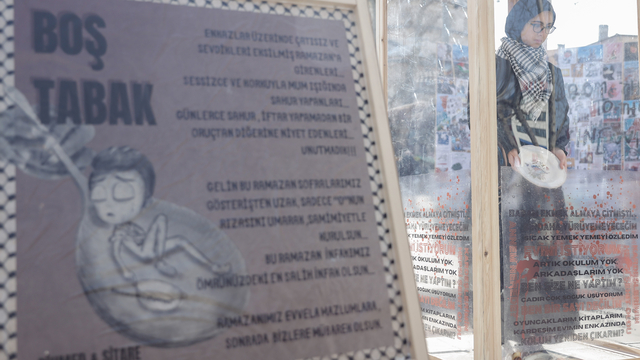 Bursa'da imam hatip öğrencileri, Gazze'de ramazana tiyatro oyunuyla dikkati çekti