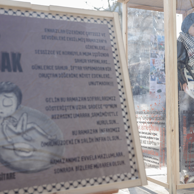 Bursa'da imam hatip öğrencileri, Gazze'de ramazana tiyatro oyunuyla dikkati...