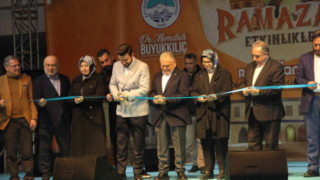 Kayseri'de ramazan etkinliklerinin açılışı yapıldı