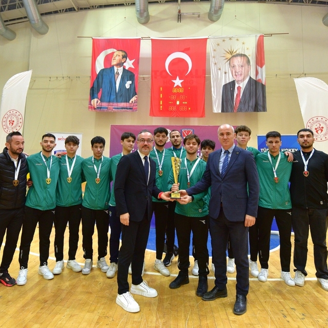 Erkekler Salon Hokeyi 1'inci Lig Osmaniye etabı sona erdi