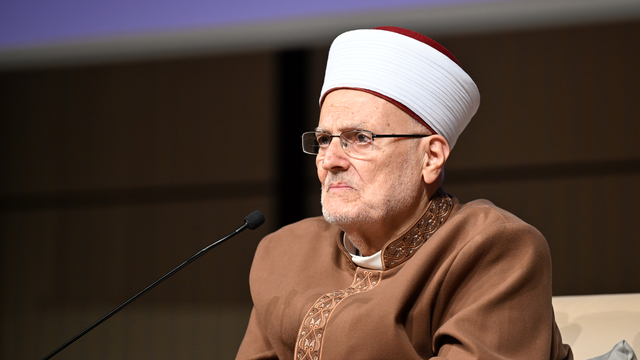 Mescid-i Aksa İmam Hatibi Şeyh İkrime Sabri, Ankara'da konferansta konuştu: