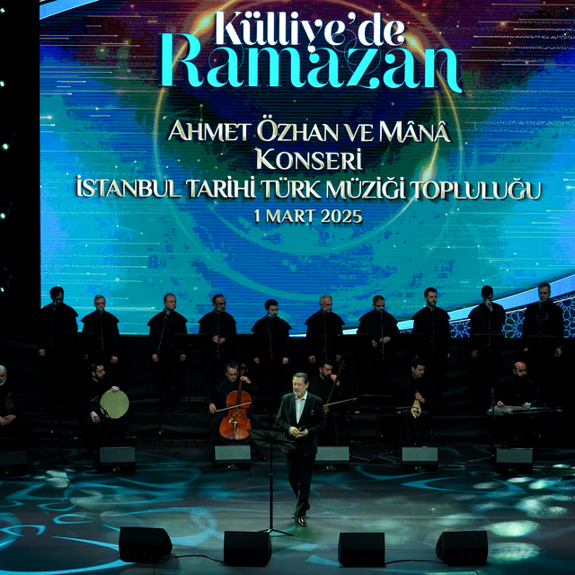 Cumhurbaşkanlığı Külliyesi'nde "Ahmet Özhan ve Mana Konseri" düzenlendi