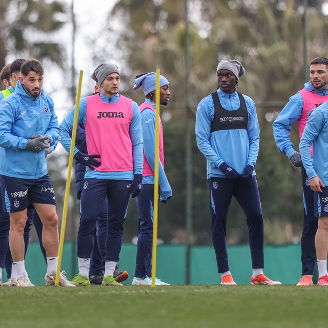 Trabzonspor'da Konyaspor maçının hazırlıkları devam etti