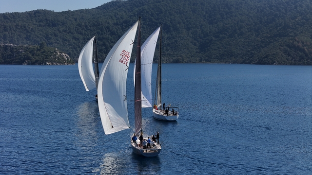 Yat yarışlarında Marmaris MIYC Kış Trofesi'nin 3. ayağı başladı