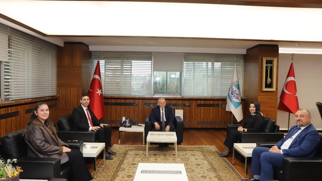 TÜBİTAK heyetinden Başkan Büyükkılıç'a ziyaret