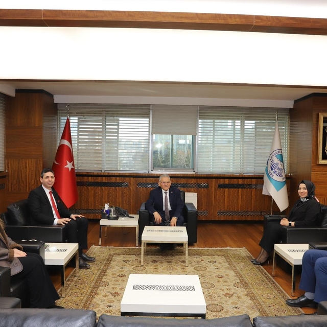 TÜBİTAK heyetinden Başkan Büyükkılıç'a ziyaret