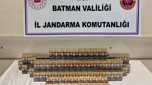 Batman'da gümrük kaçağı 680 paket sigara ele geçirildi