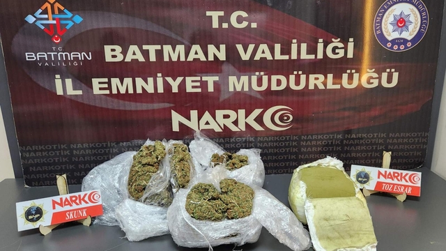 Batman'da uyuşturucu operasyonunda yakalanan şüpheli tutuklandı