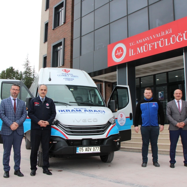 TDV Amasya şubesinin mobil ikram aracı hizmete başladı