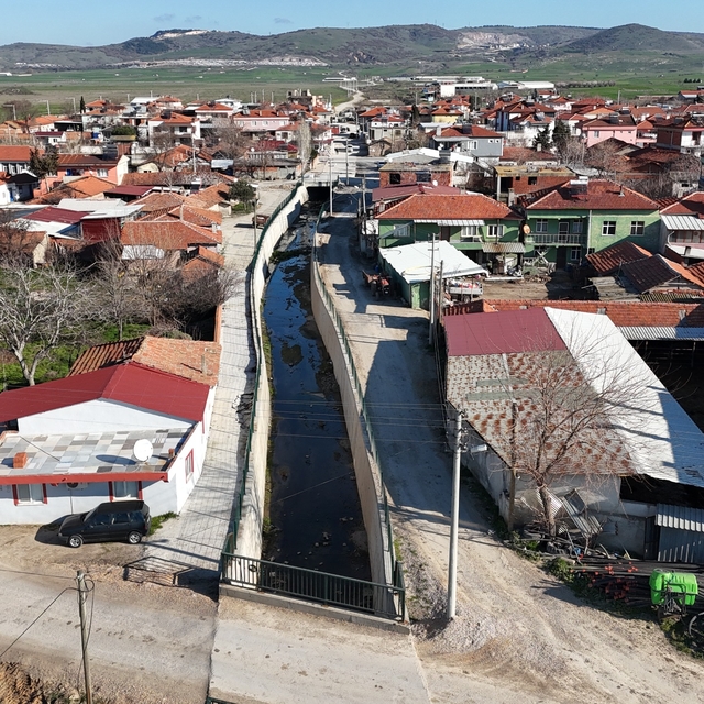 Balıkesir'de taşkın koruma tesisi inşaatı tamamlandı