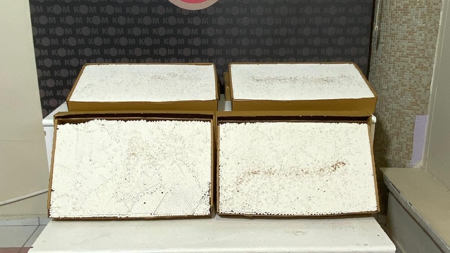 Kırıkkale'de 28 bin 500 dolu makaron ele geçirildi