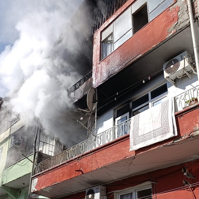 Samsun'da evde çıkan yangın söndürüldü
