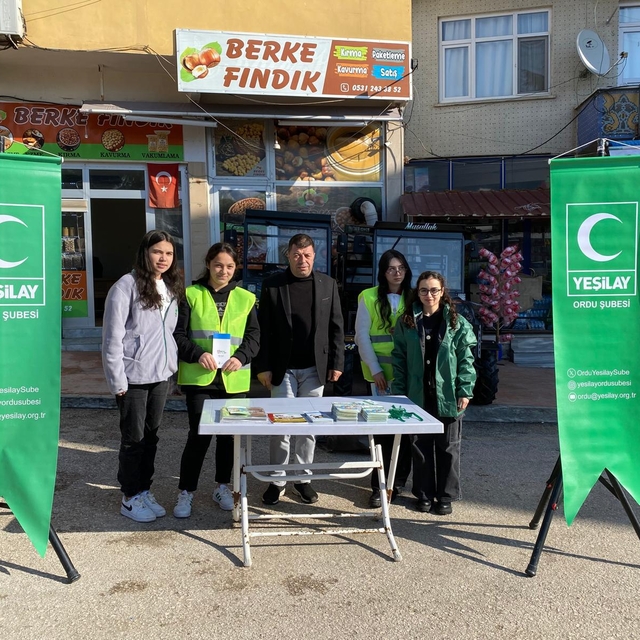 Ordu'da Yeşilay Haftası çeşitli etkinliklerle kutlandı