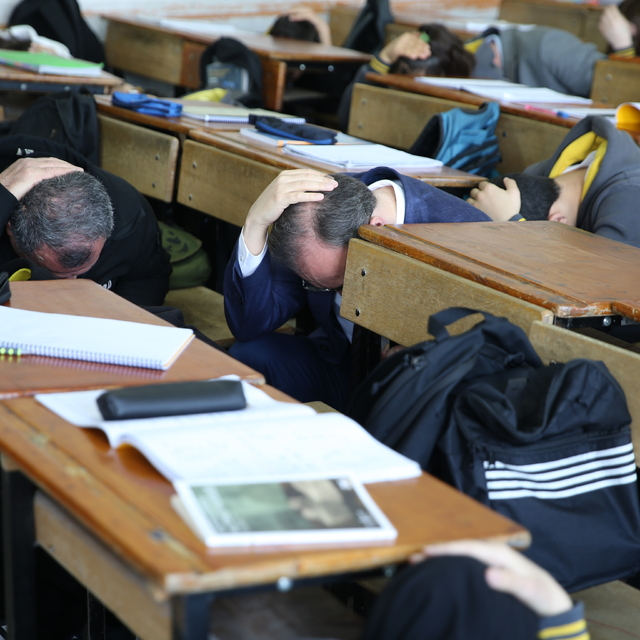 Siirt'te okullarda deprem ve tahliye tatbikatı yapıldı