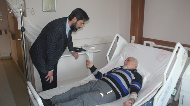 Espiye Müftüsü Gülbe'den hastalara ziyaret