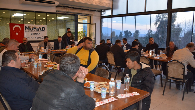 Şırnak'ta MÜSİAD tarafından iftar programı düzenlendi
