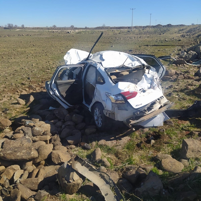 Şanlıurfa'da şarampole devrilen otomobildeki 2 kişi öldü