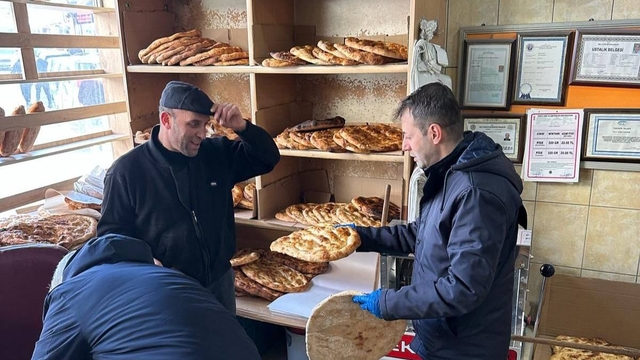 Bayburt'ta fırınlarda denetleme yapıldı
