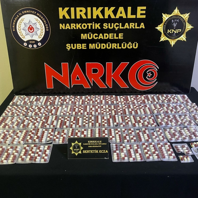 Kırıkkale'de uyuşturucu operasyonunda 1 şüpheli tutuklandı