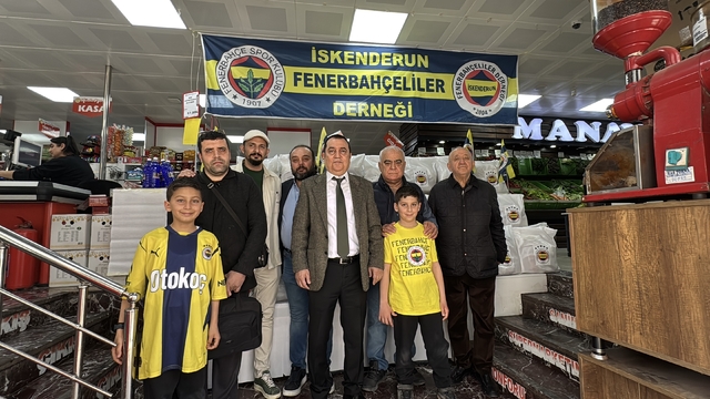 İskenderun Fenerbahçeliler Derneğinden afetzedelere ramazan yardımı