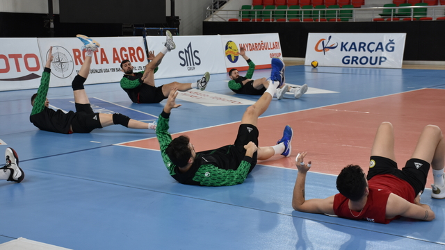 Rams Global Cizre Belediyespor, Akkuş Belediyespor maçının hazırlıklarını sürdürdü