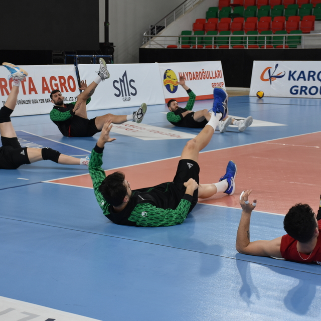 Rams Global Cizre Belediyespor, Akkuş Belediyespor maçının hazırlıklarını s...