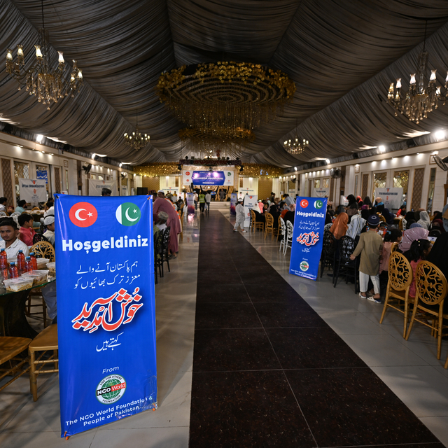 Türkiye Diyanet Vakfı, Pakistan'da iftar programı düzenledi
