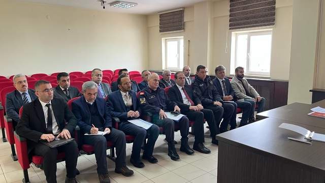 Akıncılar'da İlçe İdare Şube Başkanları toplantısı yapıldı