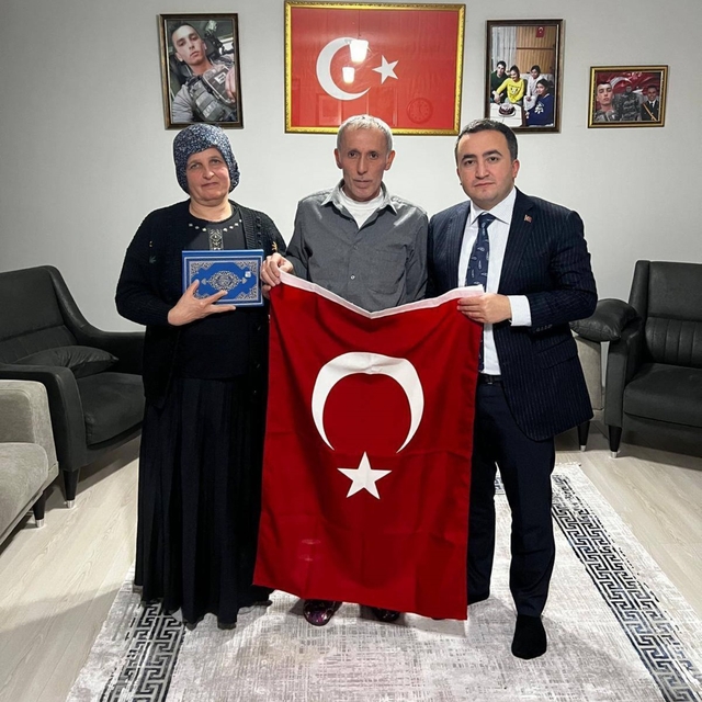 Espiye Kaymakamı Kavanoz, şehit ailesi ile iftarda bir araya geldi