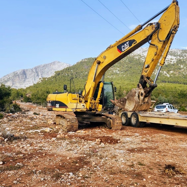 Menteşe orman yolunda çalışmalar başladı
