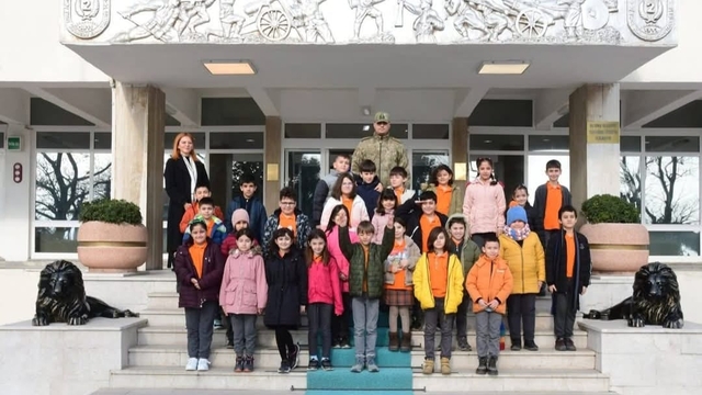 Gelibolu'da öğrenciler Çanakkale Savaşları Müzesi'ni gezdi