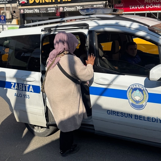 Giresun'da zabıtadan dilenci operasyonu