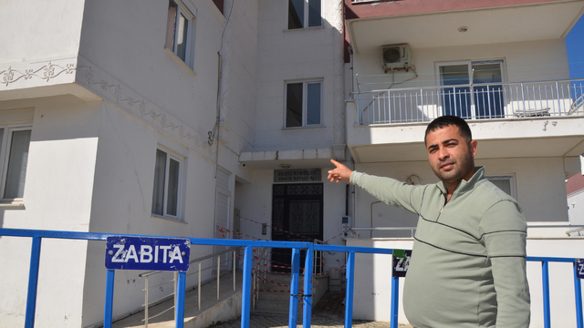 Antalya'da yıkılma tehlikesiyle mühürlenen binadan tahliye edilenler, eşyalarını zabıta eşliğinde alabilecek