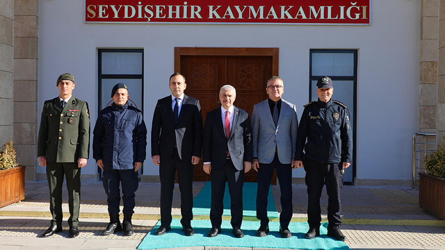Konya Valisi İbrahim Akın, Seydişehir'i ziyaret etti