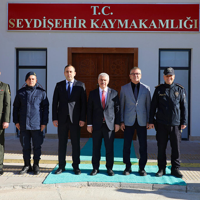 Konya Valisi İbrahim Akın, Seydişehir'i ziyaret etti