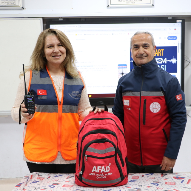 Kilis'te ilkokul öğrencilerine yönelik afet farkındalık eğitimi düzenlendi