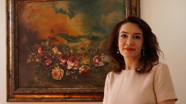 Çanakkale'de Uzmanı Dr. Nigar Hüseyinzade'nin çizdiği resimler sergilendi
