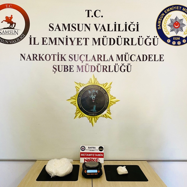 Samsun'da üzerinde 1 kilo 205 gram uyuşturucu bulunan kadın tutuklandı