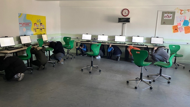 Tosya'da afet farkındalık tatbikatı yapıldı