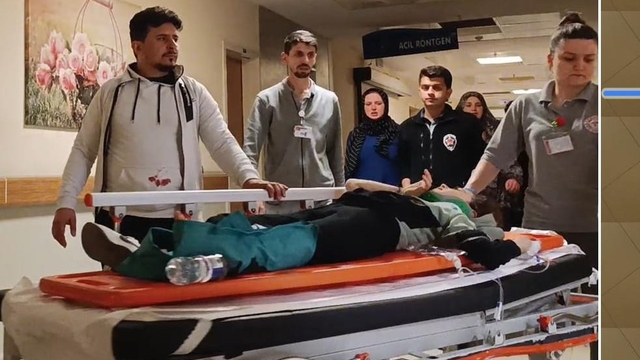 Motosikletin zincirine ayağı sıkışan çocuk, yaralandı