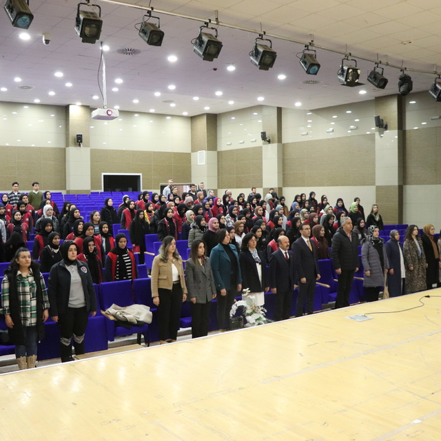 Şarkışla'da 8 Mart Dünya Kadınlar Günü dolayısıyla söyleşi düzenlendi