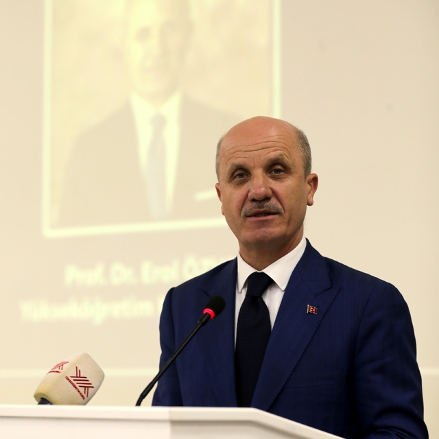 YÖK Başkanı Prof. Dr. Erol Özvar, Kars'ta konuştu: