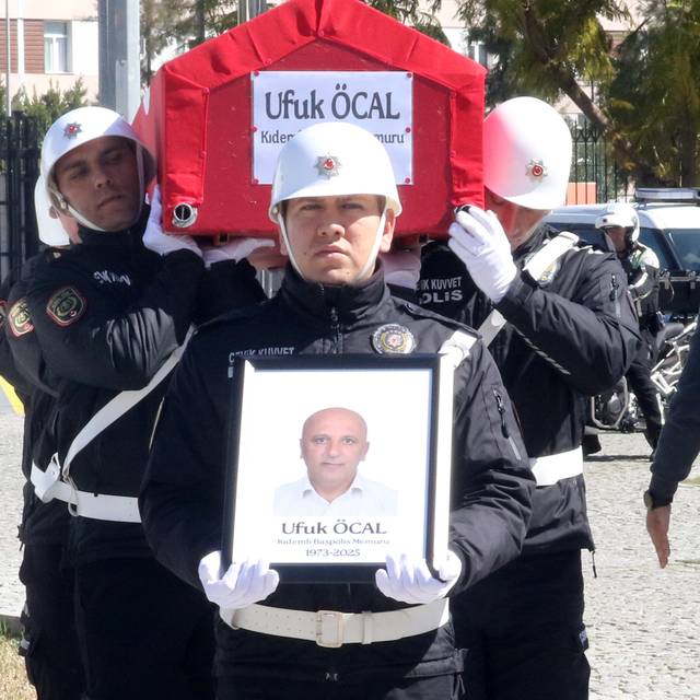 Kanser nedeniyle hayatını kaybeden başpolise veda