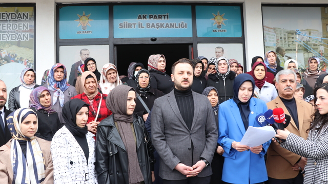 AK Parti Siirt Kadın Kolları Başkanlığından 8 Mart Dünya Kadınlar Günü açıklaması